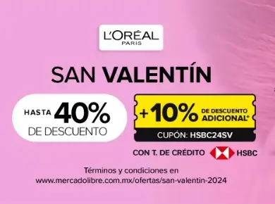 Cupón del 10% en Mercado Libre para San Valentín pagando con HSBC