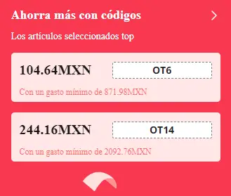 Cupones AliExpress de hasta $244 pesos EXTRA + hasta 50% + envío gratis
