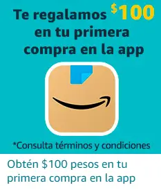 Cupón Amazon de $100 de descuento en tu primera compra desde la app en Hot Sale 2023