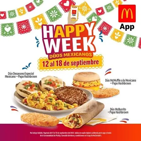 Happy Week McDonald’s: cupones para Dúos Mexicanos a precio especial (12-18 septiembre)