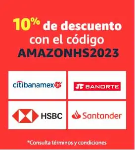 Cupón Amazon Hot Sale 2023 de 10% en compras mayores a $2,000 pesos