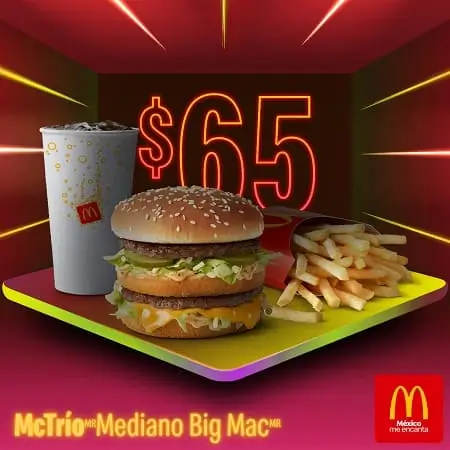 McTrío Big Mac a $65 en McDonald’s app porque Checo subió al podio