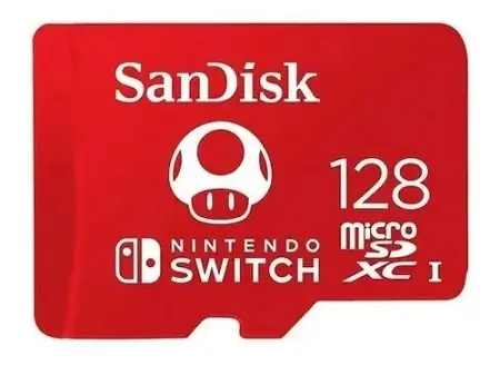 Memoria Sandisk 128gb Micro Sdxc C10 Nintendo Switch Nuevo a $380 en Mercado Libre