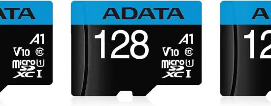 Descuento Amazon en ADATA 128 GB Tarjeta de Memoria Micro SDXC con Adaptador Color Negro con Azul A1 (Clase 10)