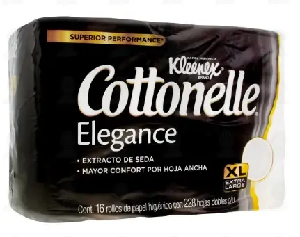Papel higiénico Kleenex Cotonelle  16pzs a $99 en Farmacias Guadalajara