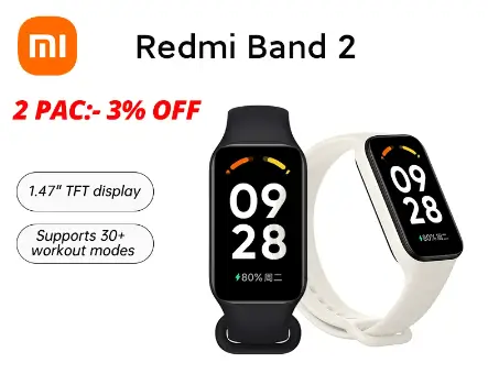Xiaomi-reloj inteligente Redmi Band 2 por $457 pesos en AliExpress