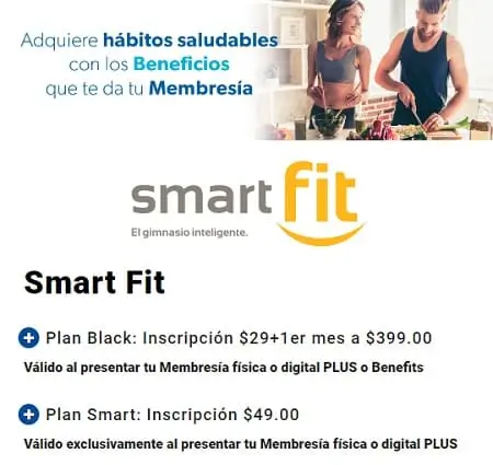 Inscripción a precio especial en Smart Fit para miembros Sam’s Club