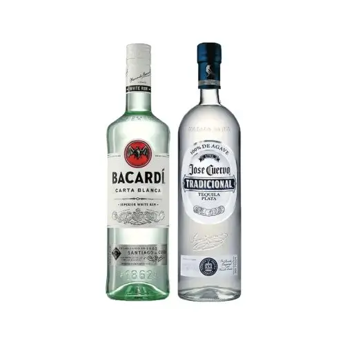 Bacardi Blanco 980 ml + Tequila Jose Cuervo Tradicional Plata 950 ml a $658 en Walmart