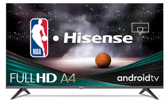 Hisense Serie A4 32 Pulgadas FHD 1080p Smart Android TV, Chromecast Integrado por $2,979 en Amazon