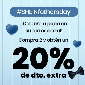 Compra 2 y obtén 20% de descuento extra en regalos del día del padre SHEIN