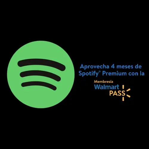 Spotify Premium gratis por 4 meses para miembros de Walmart Pass