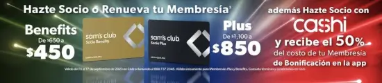 Oferta membresía Sam's Club Open House 2023