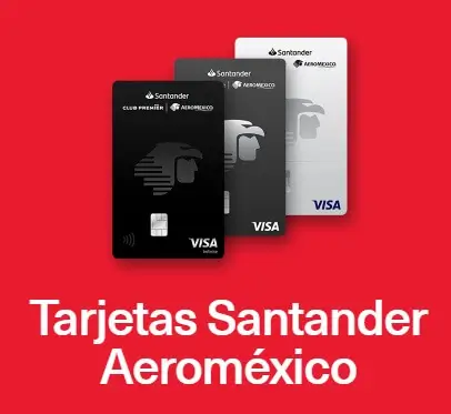 Certificado 2x1 al pagar tus vuelos con Tarjeta Santander Aeroméxico