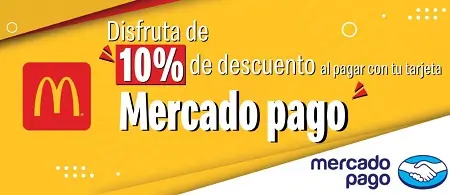 10% de descuento en McDonald's al pagar con Mercado Pago