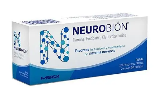Neurobion 100/5 mg/50 mcg 30 Tabletas a $278 en Farmalisto