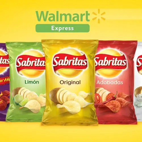 2x$95 en paquetes de papas Sabritas y Barcel selecciodos en Walmart Express