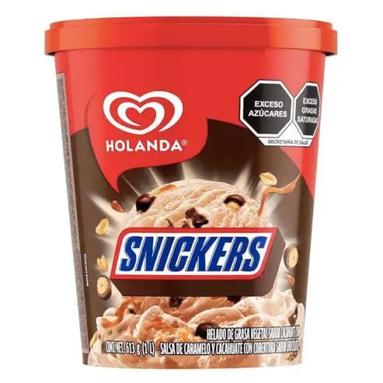 Helado Holanda Snickers 1L en oferta Walmart Express