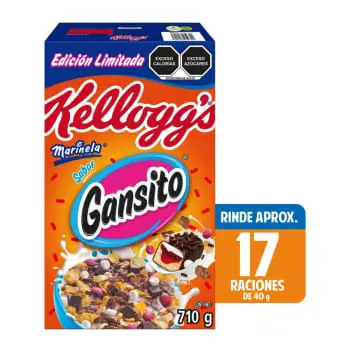 Cereal sabor Gansito 710g Kellogg's a $138 en Sam's Club (sin membresía)