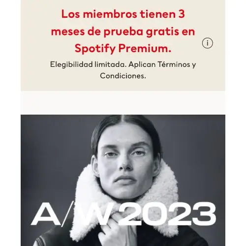 Spotify Premium gratis 3 meses para miembros H&M