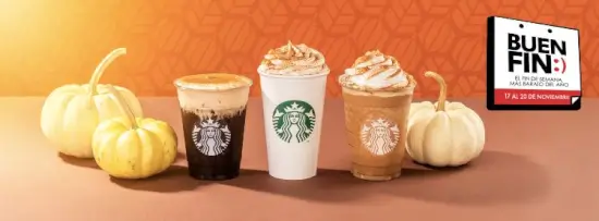 Buen Fin 2023 Starbucks: 2x1 en café, vasos a precio especial y más
