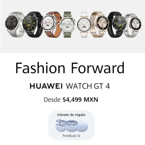 Huawei Watch GT 4 con descuento + FreedBuds 5i de regalo en RadioShack