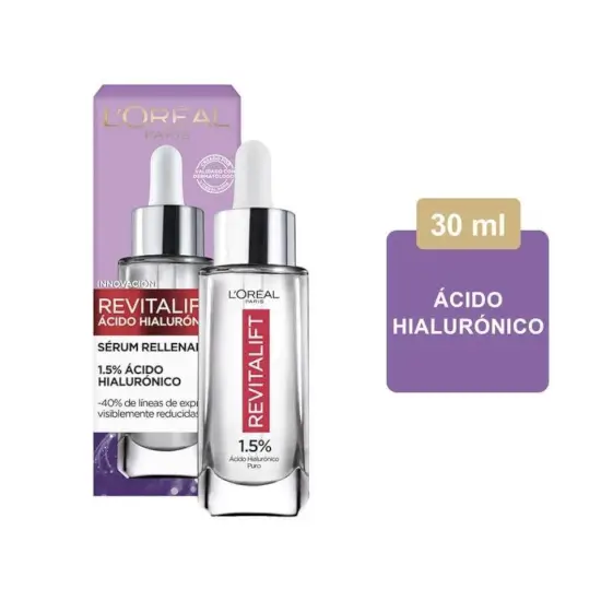 Sérum L'Oréal Revitalift ácido hialurónico 30 ml a solo $200 en Walmart Express