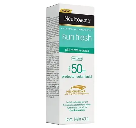 Neutrogena Sun Fresh sin color FPS50+ 40g a $193.50 en Amazon