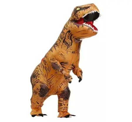Disfraz inflable de dinosaurio T-Rex para adulto a $595 en Mercado Libre