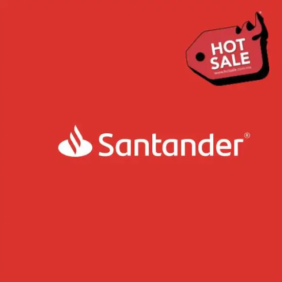 Oferta Santander Hot Sale 2023: 20% de bonificación pagando a MSI o de contado con tarjeta de crédito