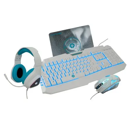 Kit Gamer Avalanche 4 en 1: Teclado + Mouse + Headset + Mousepad a $569 en Cyberpuerta
