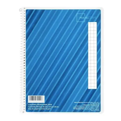 Regreso a clases: Cuaderno profesional Mainstays 90 hojas a $15 en Walmart