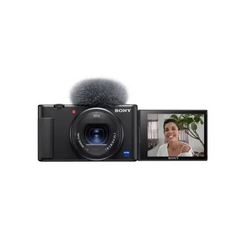 Cámara Sony vlogging integral ZV-1 con 33% de descuento en Sanborns