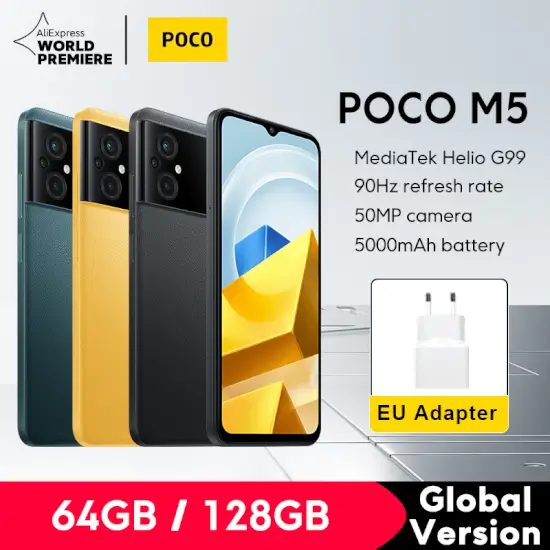 Descuento en POCO M5 versión Global 64GB con 35% menos en AliExpress