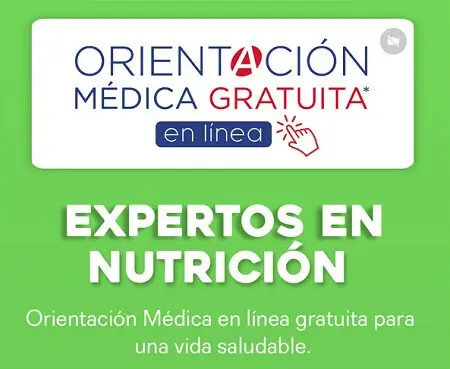 Orientación nutricional en línea GRATIS en Farmacias del Ahorro