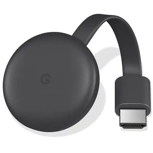Google Chromecast Video 3ra Generación Negro a solo $549 en RadioShack recogiendo en tienda