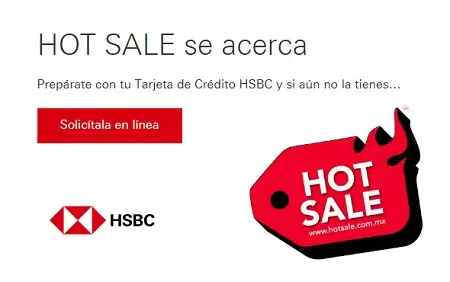 Hasta 25% de bonificación en pagos de contado con TDC HSBC en Hot Sale 2023