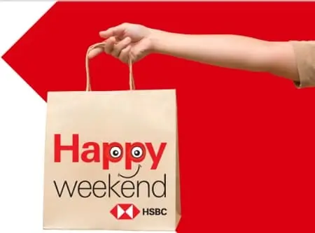 Hasta 20% de bonificación en el Happy Weekend HSBC (24-27 noviembre)