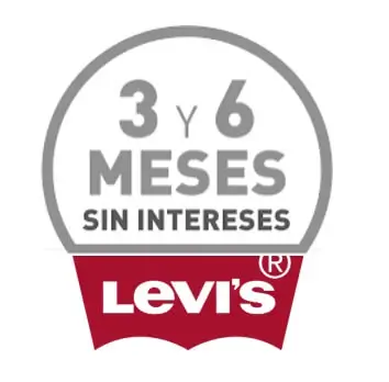 Paga a 3 y 6 MSI en compras a partir de $799 en Levi’s (solo en línea)