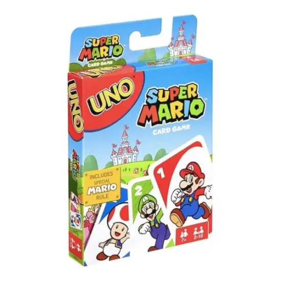 Juego de cartas UNO Super Mario Bros a solo $75 en Walmart Express