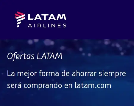 Viaja desde CDMX a los mejores destinos en Sudamérica con las ofertas LATAM Airlines