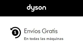 Promoción Dyson: envíos gratis en todas las máquinas