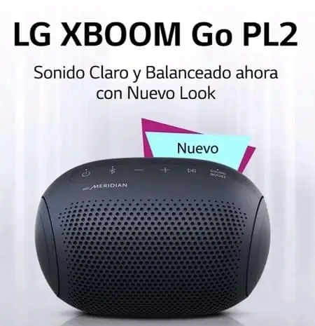 Bocina Inalámbrica Portátil LG Xboom Go PL2 a $649 en Coppel