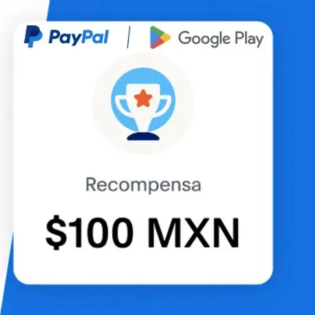 Obtén un cupón PayPal de $100 de descuento al hacer tu primera compra en Google Play