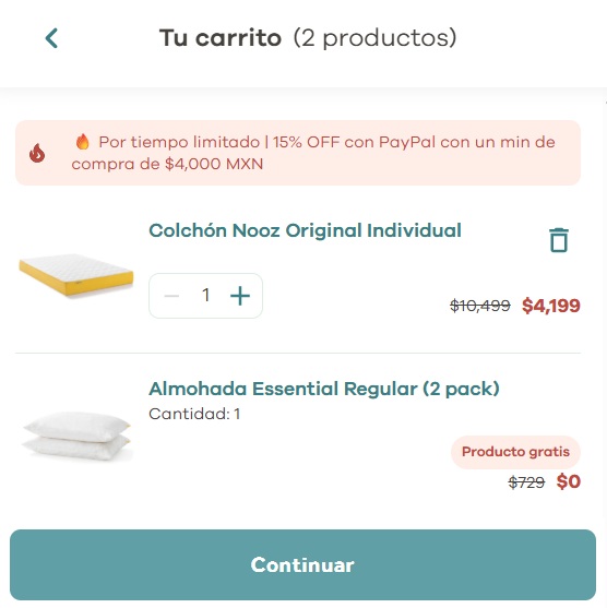 Paso 3: Da clic en el logo del carrito