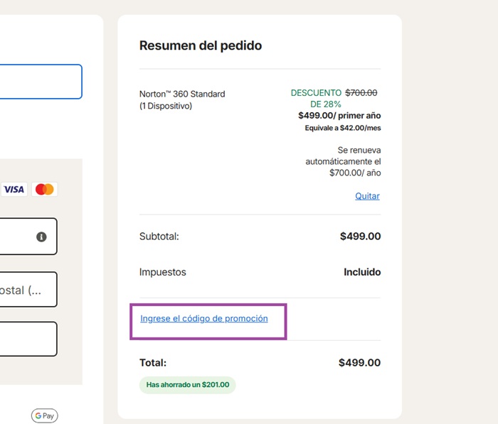 Paso 3: Revisa la compra